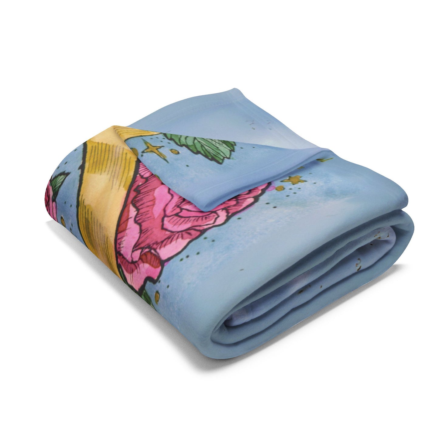 Mystical Cancer Personalized Zodiac Fleece Throw Blanket