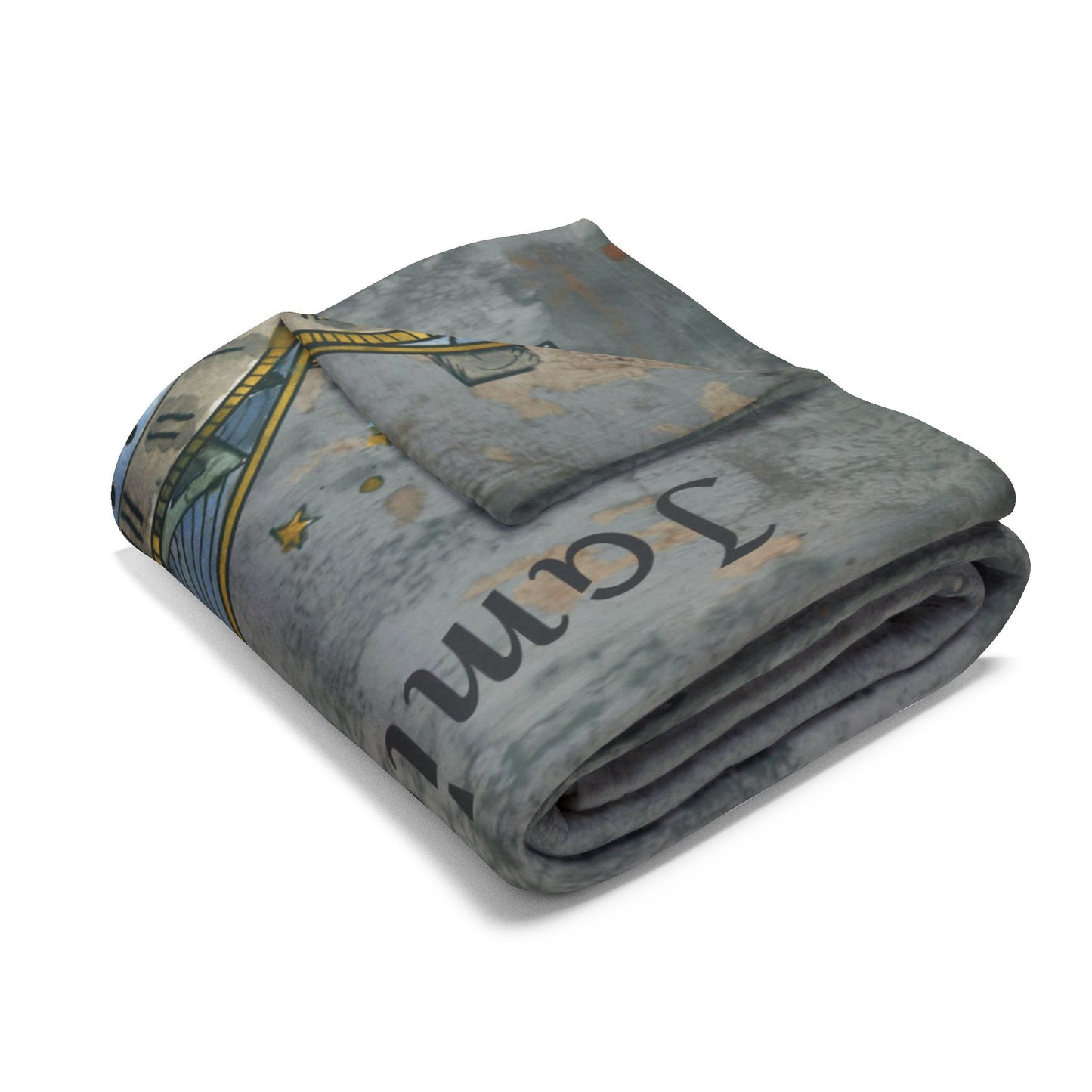 Mystical Caprciorn Personalized Zodiac Fleece Throw Blanket